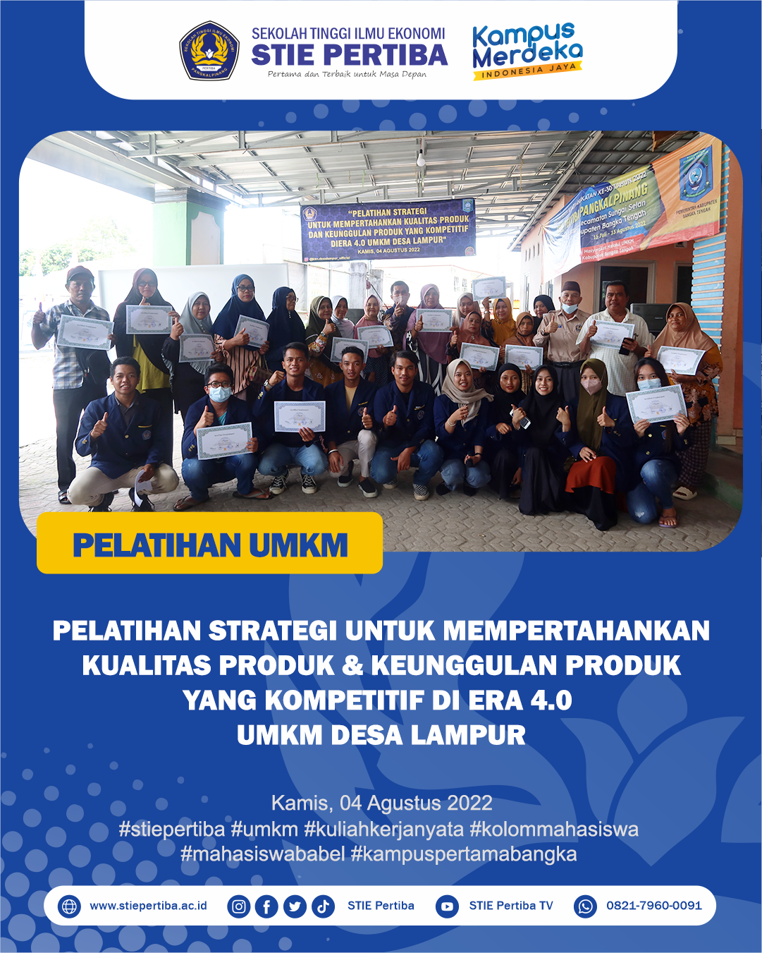 Pelatihan Untuk UMKM  di Era 4.0