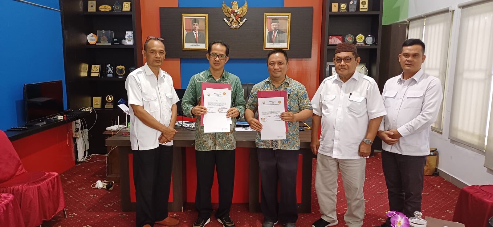 Penandatanganan Kerja Sama Pendidikan, Penelitian, dan Pengabdian Masyarakat Antara Akademi Komunitas Dharma Bhakti Bangka (AKDBB) dan Universitas Pertiba