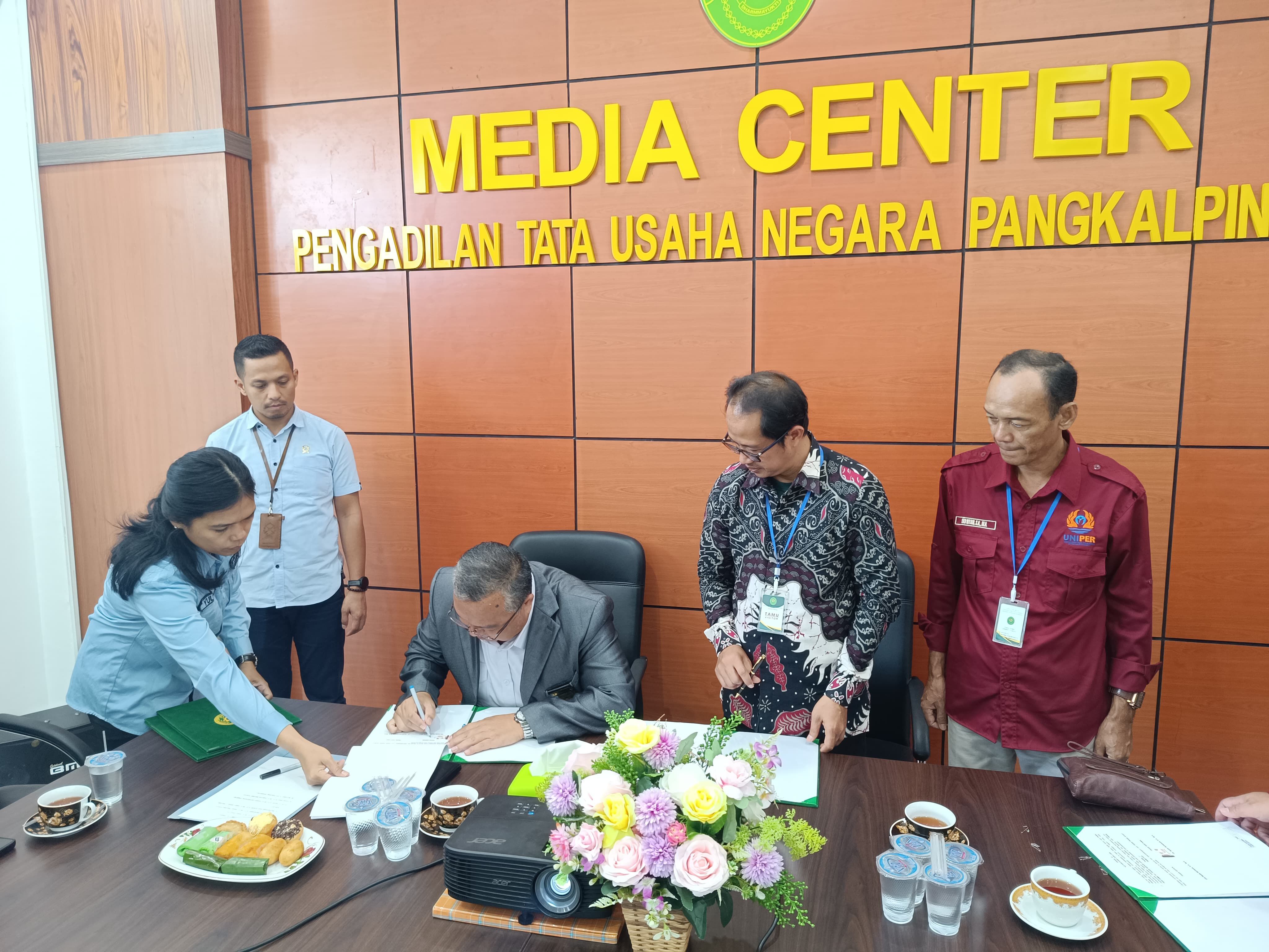 PENGADILAN PTUN PANGKALPINANG JALIN KERJA SAMA DENGAN UNIVERSITAS PERTIBA  PENANDATANGANAN MoU, PKS, DAN IA UNTUK PENGEMBANGAN PENDIDIKAN DAN PRAKTIK HUKUM ADMINISTRASI NEGARA