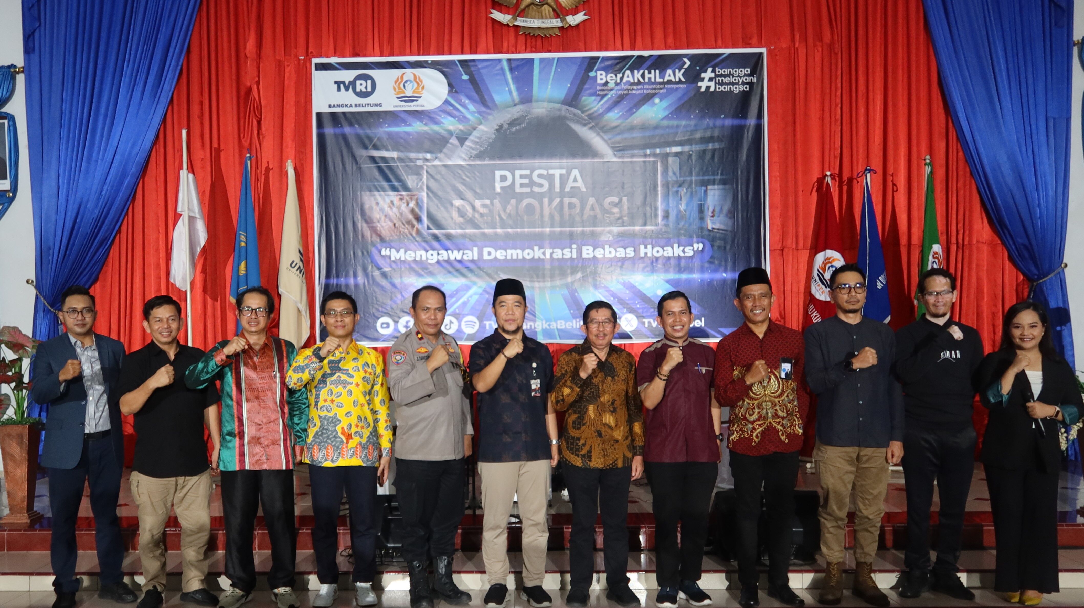 PESTA DEMOKRASI Mengawal Demokrasi Bebas Hoaks di Universitas Pertiba