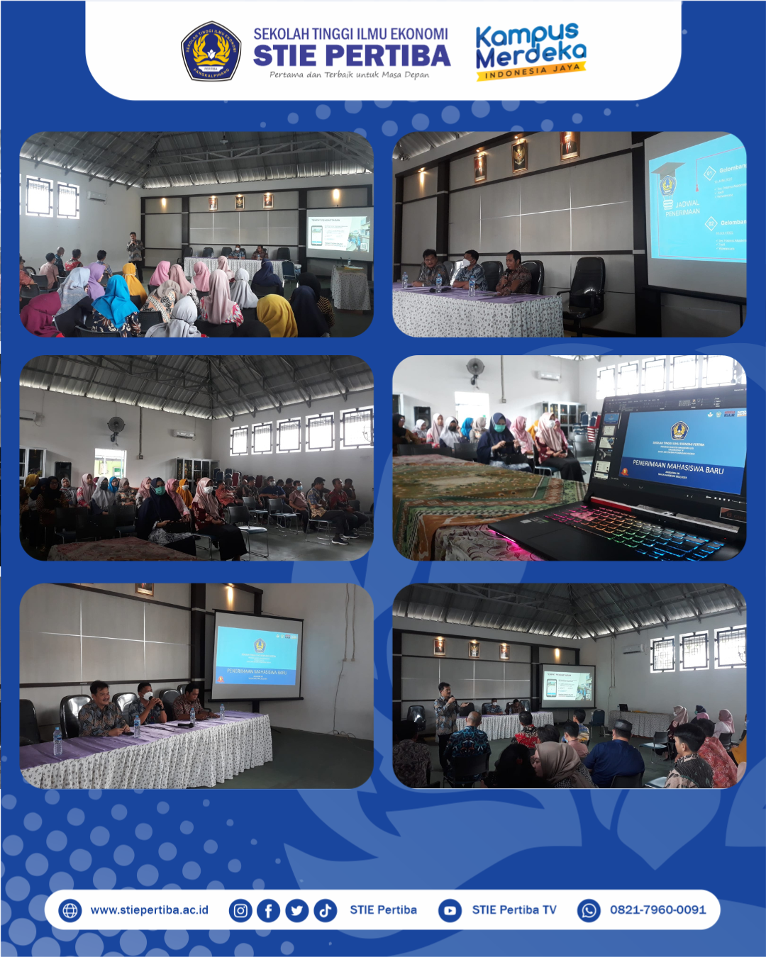 Tim Promosi Pascasarjana STIE Pertiba adakan Sosialisasi di Kecamatan Gabek