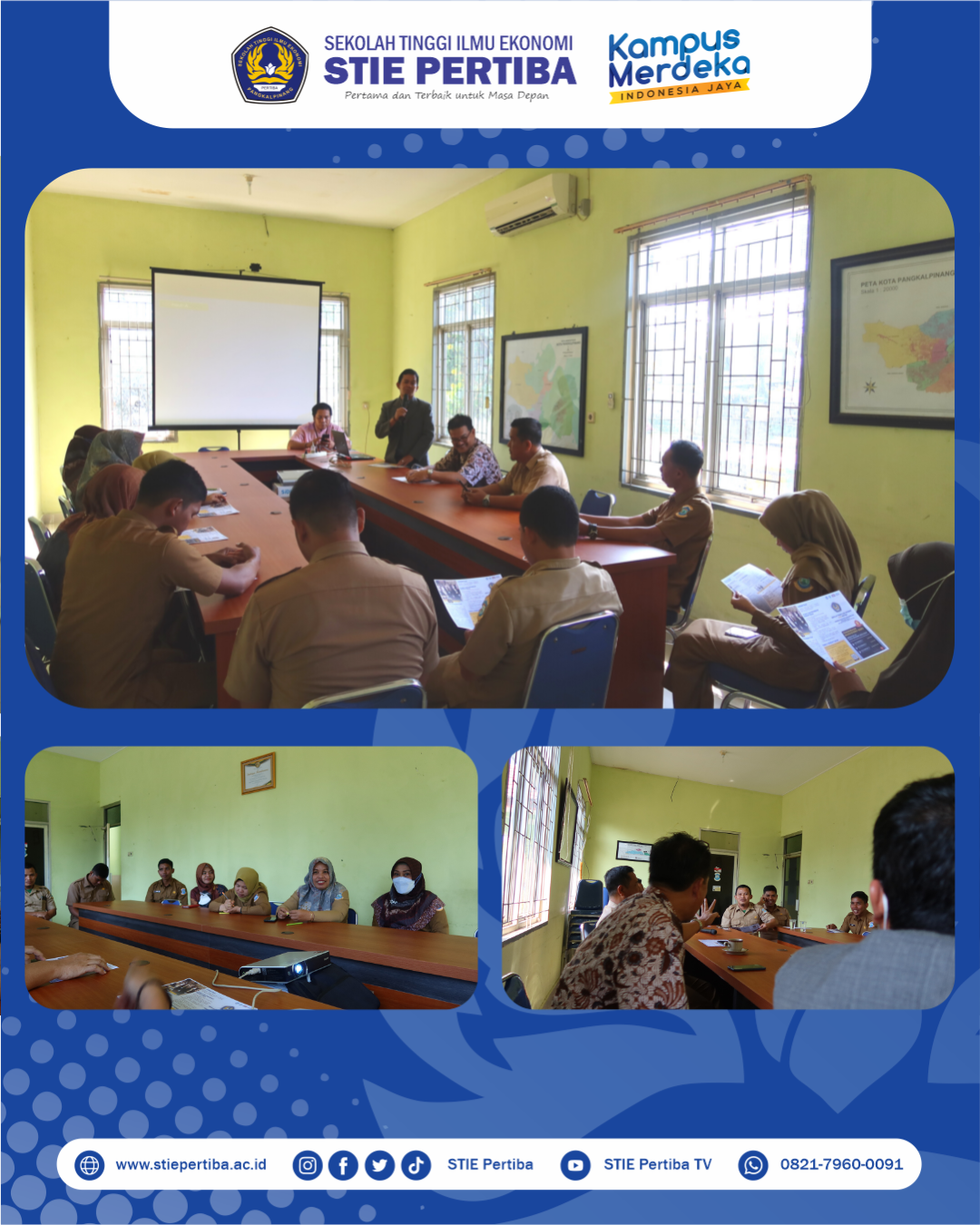 Sosialisasi Program Magister di Dinas Lingkungan Hidup Kota Pangkalpinang.