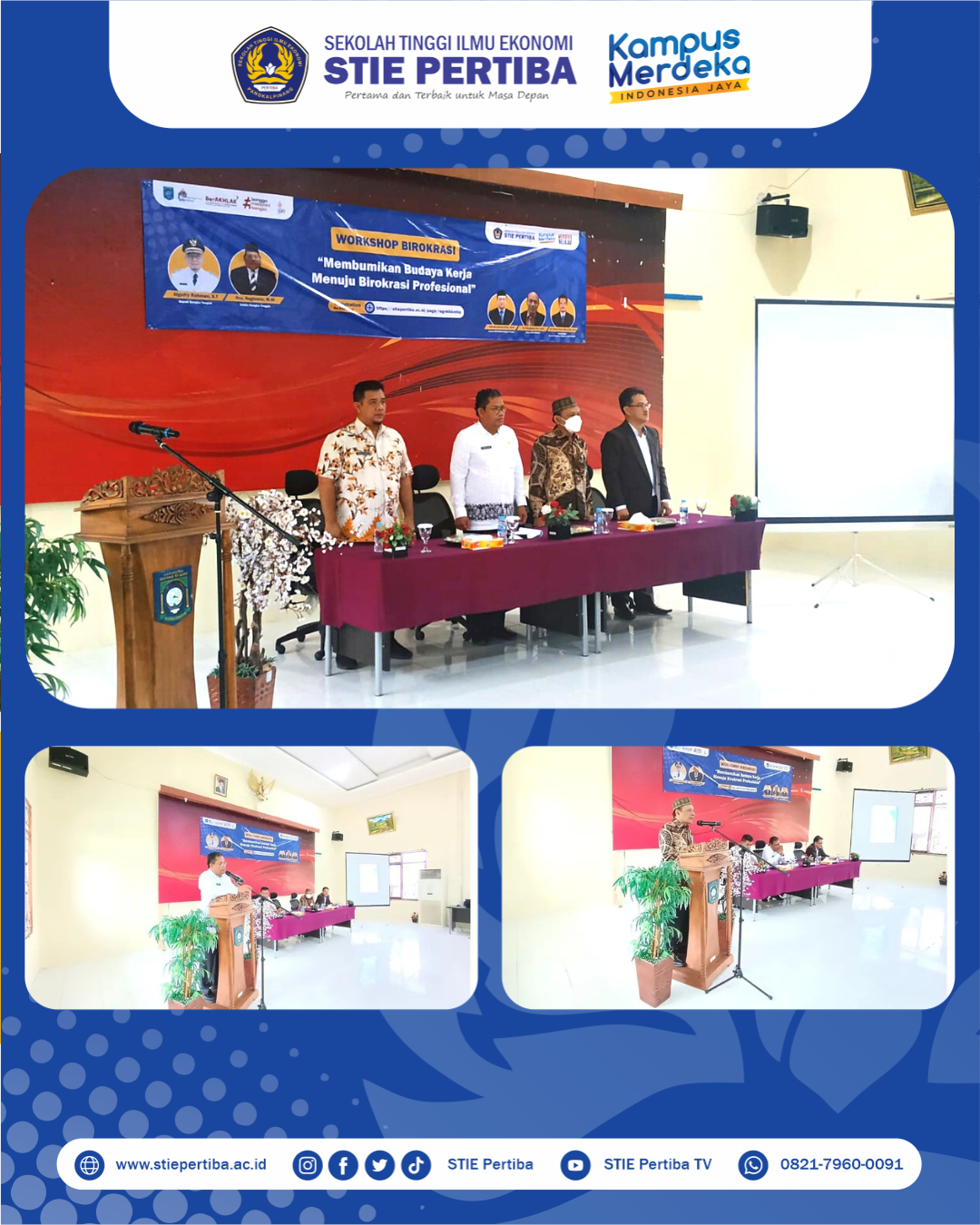 Workshop Birokrasi dan Sosialisasi Program Magister di Bangka Tengah