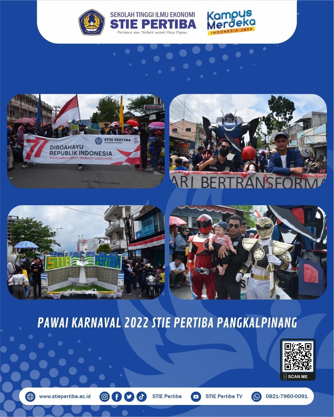 Pawai Karnaval STIE Pertiba Pangkalpinang 2022