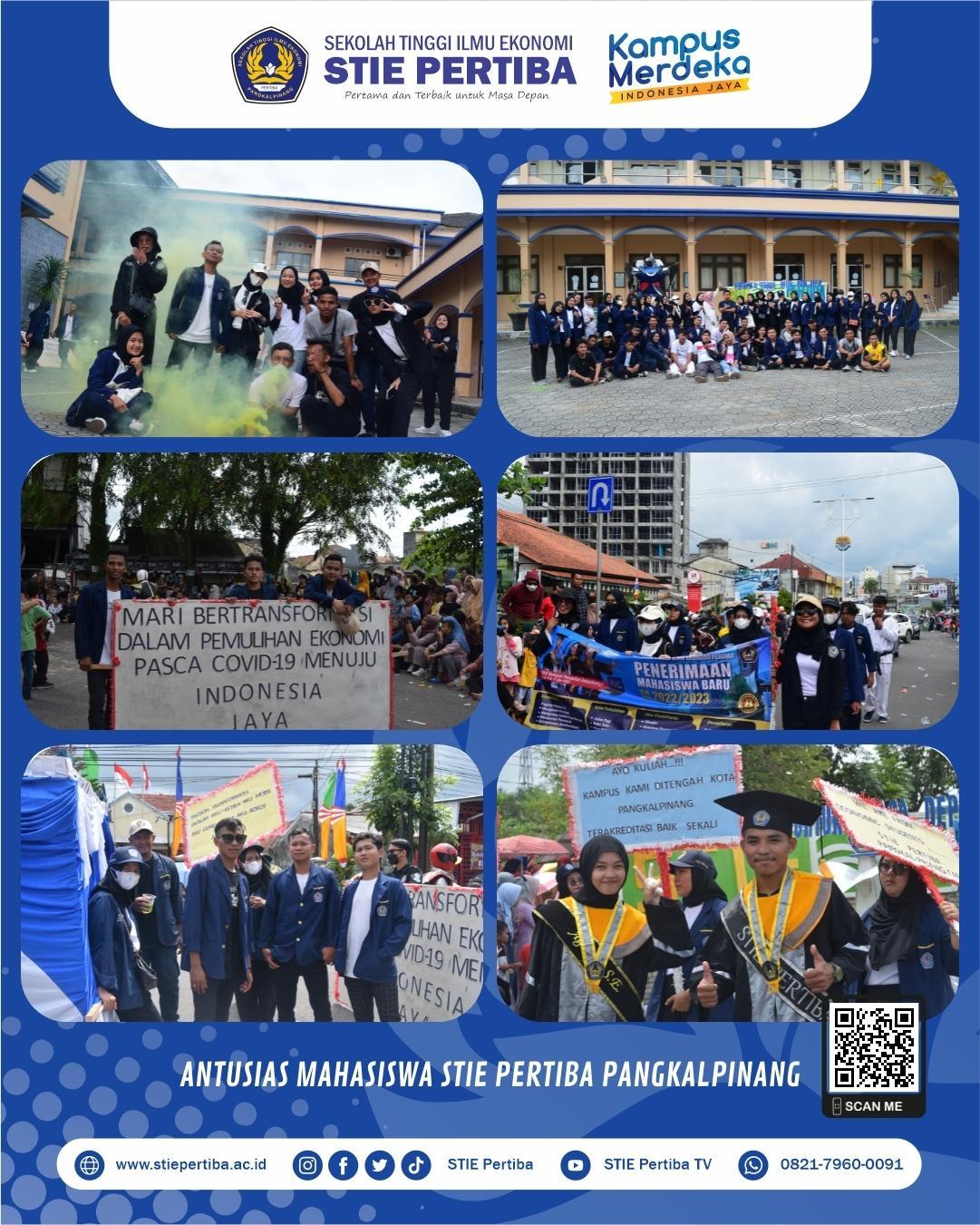 Antusias Mahasiswa STIE Pertiba Pangkalpinang