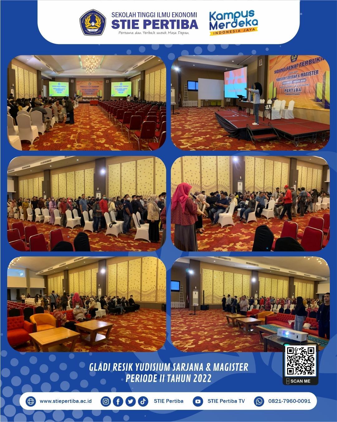Suasana Prosesi Gladi Resik Yudisium Sarjana & Magister Periode II Tahun 2022