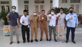 Audiensi Lembaga pusat pengembangan Riset inovasi dan Kewirausahaan (PRIOK) STIE Pertiba, dengan Walikota Pangkalpinang