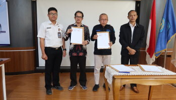 Penandatangan PKS , Kolaborasi Strategis Universitas Pertiba dan Dinas Kominfo dalam Riset dan Pengembangan Sistem Teknologi Informasi dan Komunikasi Menuju Bangka Belitung Digital 4.0