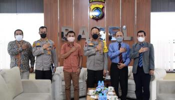 Silahturahmi dan Audiensi  di Mapolda Bangka Belitung