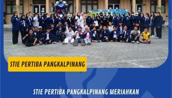 STIE Pertiba Pangkalpinang Meriahkan Pawai Karnaval 2022