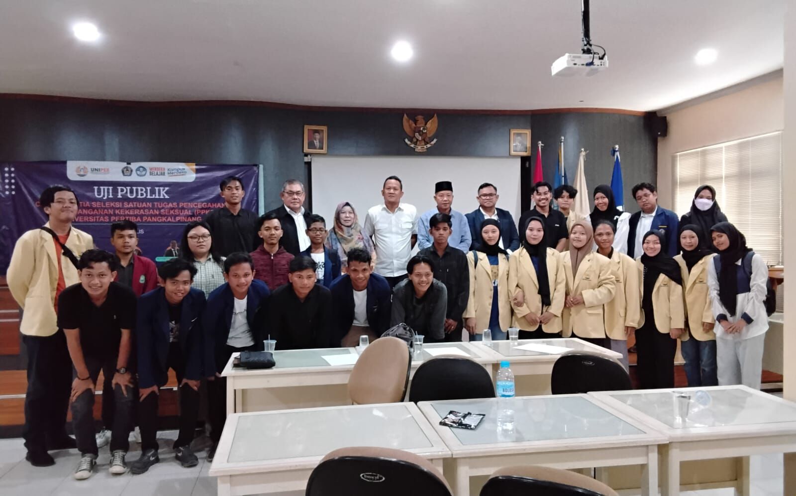 Universitas Pertiba Pangkalpinang Gelar Uji Publik Calon Panitia Seleksi Satgas PPKS